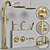 Franz Viegener Nerea Faucet Set: Elegant and Versatile 3D model small image 2