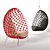 Dragnet Cocoon Lounge Chair 3D model small image 1