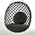 Dragnet Cocoon Lounge Chair 3D model small image 3