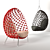 Dragnet Cocoon Lounge Chair 3D model small image 12