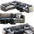 Modern Flexform Magnum Sofa 3D model small image 1