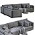 Modern Flexform Magnum Sofa 3D model small image 5