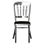 Elegant Resin Chateau Chair 3D model small image 4