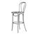 Elegant Bentwood Bar Stool 3D model small image 5