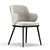  Elegant Foyer Chair - CS1889 3D model small image 3
