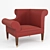 Sleek Napoleon Chair with Elegant Design 3D model small image 1