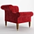 Sleek Napoleon Chair with Elegant Design 3D model small image 8