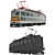 Soviet-built DC Electric Locomotive 3D model small image 10