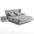 Elegant Gentleman Bed: Poliform 3D model small image 2