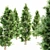 Evergreen Forest Majesty: Eastern Red Cedar Set 3D model small image 2