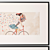 Colorful Bicyclist Art Frames 3D model small image 2