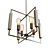 Sleek Steel Zinger Chandelier 3D model small image 3