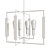 Sleek Steel Zinger Chandelier 3D model small image 4