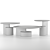 SENGU Cassina Table Set: Modern Design in Multiple Sizes 3D model small image 2