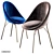 Modern Lilly Chair: Calligaris 3D model small image 1