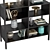 Contempo 3-Section Closed Shelving 3D model small image 4