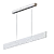 Slimline Linear Pendant Light: Modern Minimalist Lighting 3D model small image 5