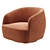 Sumo Lounge Chair: Ultimate Comfort in Style 3D model small image 1