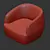 Sumo Lounge Chair: Ultimate Comfort in Style 3D model small image 4