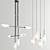 Opulent Crystal Chandelier & Pendant Lamp 3D model small image 1
