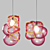 Elegant Bound Glass Pendant 3D model small image 1