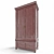 Elegant Century Wardrobe 3D model small image 2