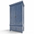 Elegant Century Wardrobe 3D model small image 3