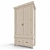 Elegant Century Wardrobe 3D model small image 5