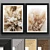 Modern Dual Color Art Frames 3D model small image 1