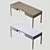French Oak Textured Desk 3D model small image 2