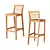 Khan 3 Bar Chair: Sleek & Sturdy 3D model small image 1