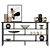 Contempo Low Shelving with Stylish Accessories 3D model small image 2