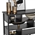 Contempo Low Shelving with Stylish Accessories 3D model small image 3