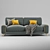 Cozy Strudel Sofa: 200x104x85 cm 3D model small image 4