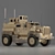  Cougar 4x4 Military Vehicle: Rugged & Reliable 3D model small image 7