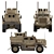  Cougar 4x4 Military Vehicle: Rugged & Reliable 3D model small image 10