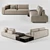 DitreItalia Urban 2.0: Versatile & Elegant Sofa 3D model small image 2
