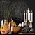 Spooky Halloween Decor Set 3D model small image 1