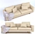 Sleek Modern Sofa  3DSMax + Marvelous - Poly 560k 3D model small image 6