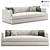 Elegant Chelsea Sofa by Dmitriy & Co. 3D model small image 1