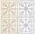 Decorative Panels Collection: Set of 7 STL Files 3D model small image 5