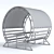 Metallic Polycarbonate Gazebo 3D model small image 4