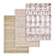 Luxurious 3-Piece Carpets Set 3D model small image 1