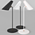 Sleek Siro Table Lamp by Himmee 3D model small image 1