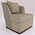 Michael Aster Accent Chair 3D model small image 2