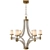 Elegant Crystal Cube Chandelier 3D model small image 3