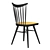 Sleek Bentwood Bar Stool 3D model small image 3