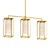 Elegant Three-Bulb Baldwin Pendant 3D model small image 1