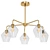 Clear Glass Geo Chandelier 3D model small image 1