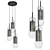 Elegant Leila Trio Pendant Lamps 3D model small image 1